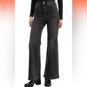 Levi's Ribcage Bell Bottom Flare Charcoal Jeans 32X32- NWT